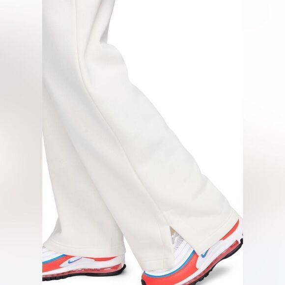 NWT Nike Women's Phoenix High Rise Exeter Pants Sail Women L(FQ6216-133)MSRP$80 - Picture 2 of 13